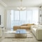 Designers Fountain Westin 5 Light Modern Brushed Gold with Clear Glass Shades Chandelier For Dining Rooms 95785-BG - alternate 2